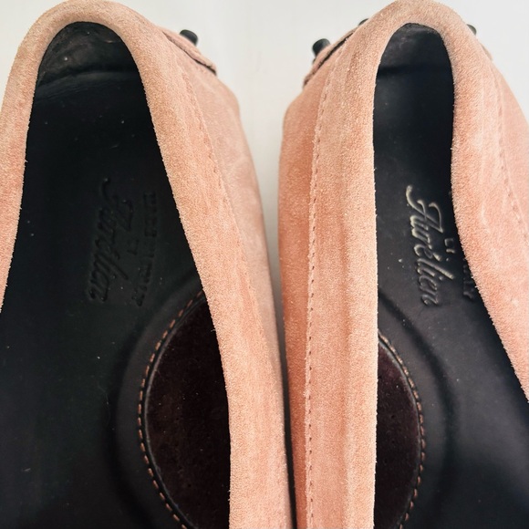 Aurelien Pink Suede Loafers - Picture 9 of 9